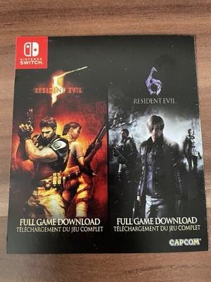 Resident Evil 5 & 6 Switch Downloadcode US