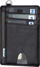 Slim Minimalist Wallet, Front Pocket Wallets, RFID Blocking, Credit Card Holder