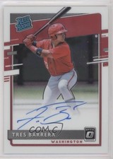 2020 Panini Donruss Optic Rated Rookie Signatures Tres Barrera #RRS-TB Auto 1u4
