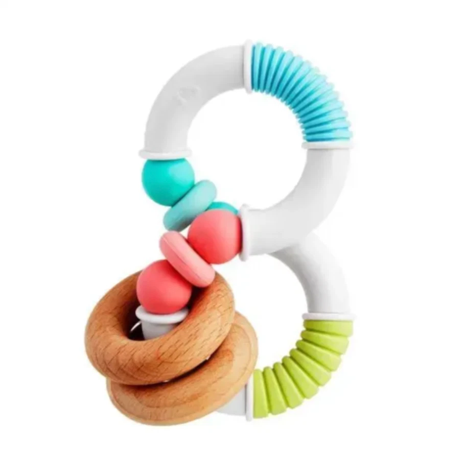 Munchkin Sili Twisti Figure 8 Rattle & Teething Toy - New In Box - Image 4 of 4