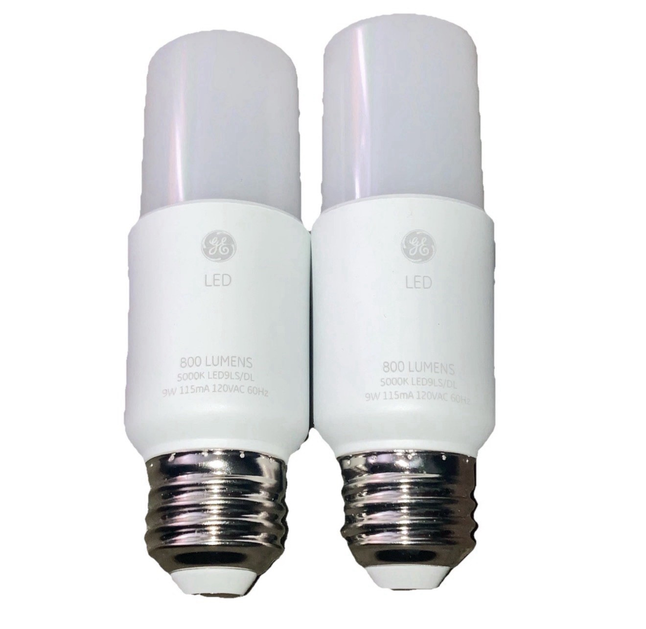 2/Pack ~ Reveal LED 5000k Bright Stik Light Bulb 9 Watt 800 Lumens Non dimmable