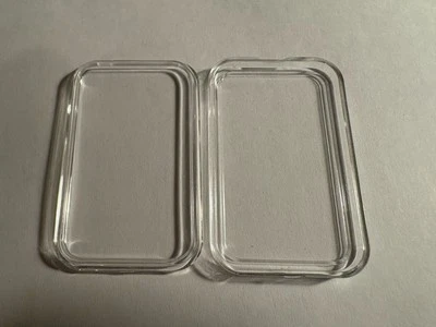 5x Royal Mint 1 oz ounce Silver Bar High Quality Acrylic Rectangular Capsules