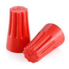 UL Listed 250Pcs Red 22-10AWG Wire Connector Nuts, Wire Caps for Quick Connec...