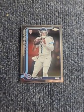 2025 Topps Chrome Football Cam Ward RC #314 Base Tennessee Titans