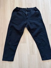 Comme des Garcons Homme Deux Estelle Navy Polyester Straight Pants Used