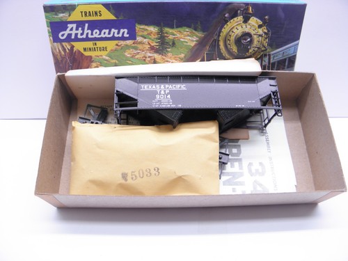 ATHEARN 2 BAHÍAS OFFSET TOLVA LATERAL TEXAS PACIFIC #9014 ESCALA HO - KIT | Condition: New