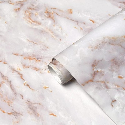 Paper for Countertops Marble Wall Paper Matte Peel and Stick