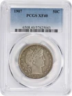 1907 Barber Silver Half Dollar EF40 PCGS