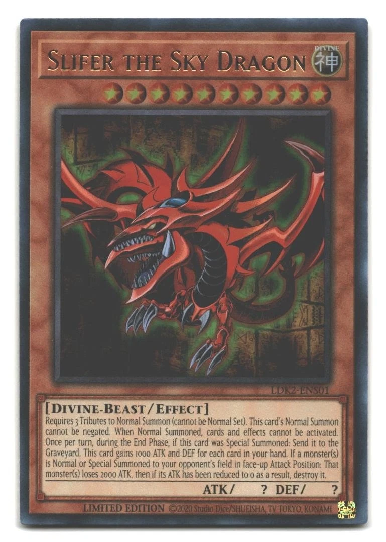 Preços baixos em Slifer the Sky Dragon Yu-gi-oh! TCG ULTRA RAROS