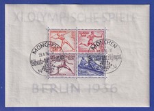 Deutsches Reich Olympia-Blockpaar  mit selten...