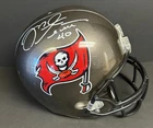MIKE ALSTOTT SIGNED TAMPA BAY BUCCANEERS FULL SIZE REPLICA HELMET BAS CERT AUTO