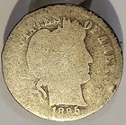 1895 S San Francisco Mint Barber Dime
