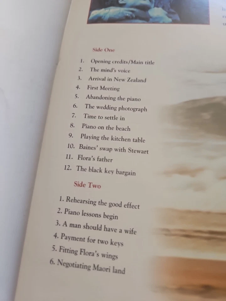 The Piano Widescreen Edition Laserdisc LD  Holly Hunter  2 discs VG Cond RY1 Foto 3 de 4