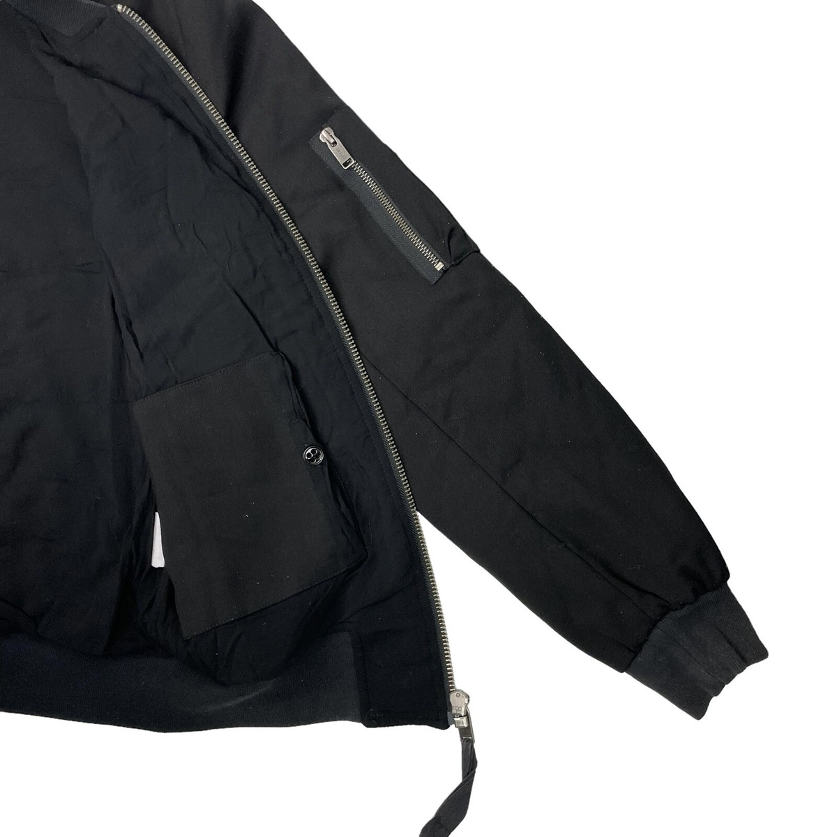 Damir Doma Silent Bomber Jacket Men's Medium Black Wool Made In