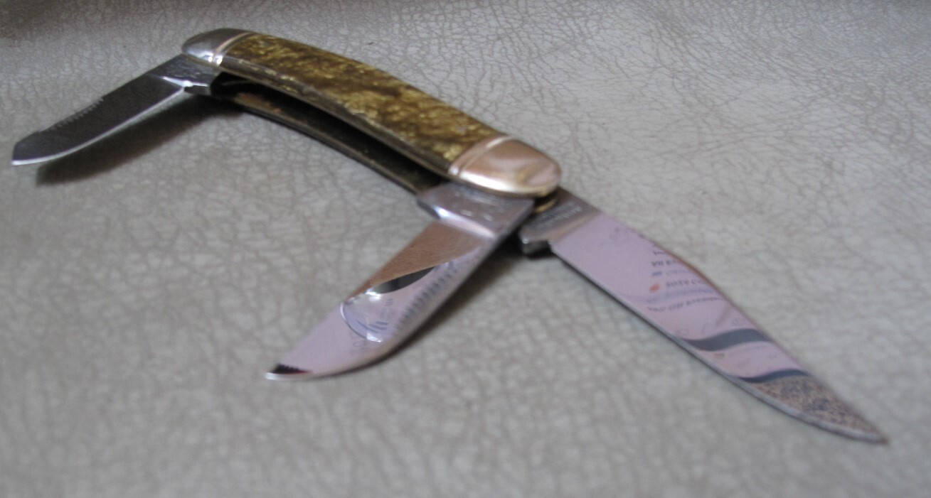 Bulldog Brand South Carolina Pocket Knife, 1984 Tobacco King, Germany