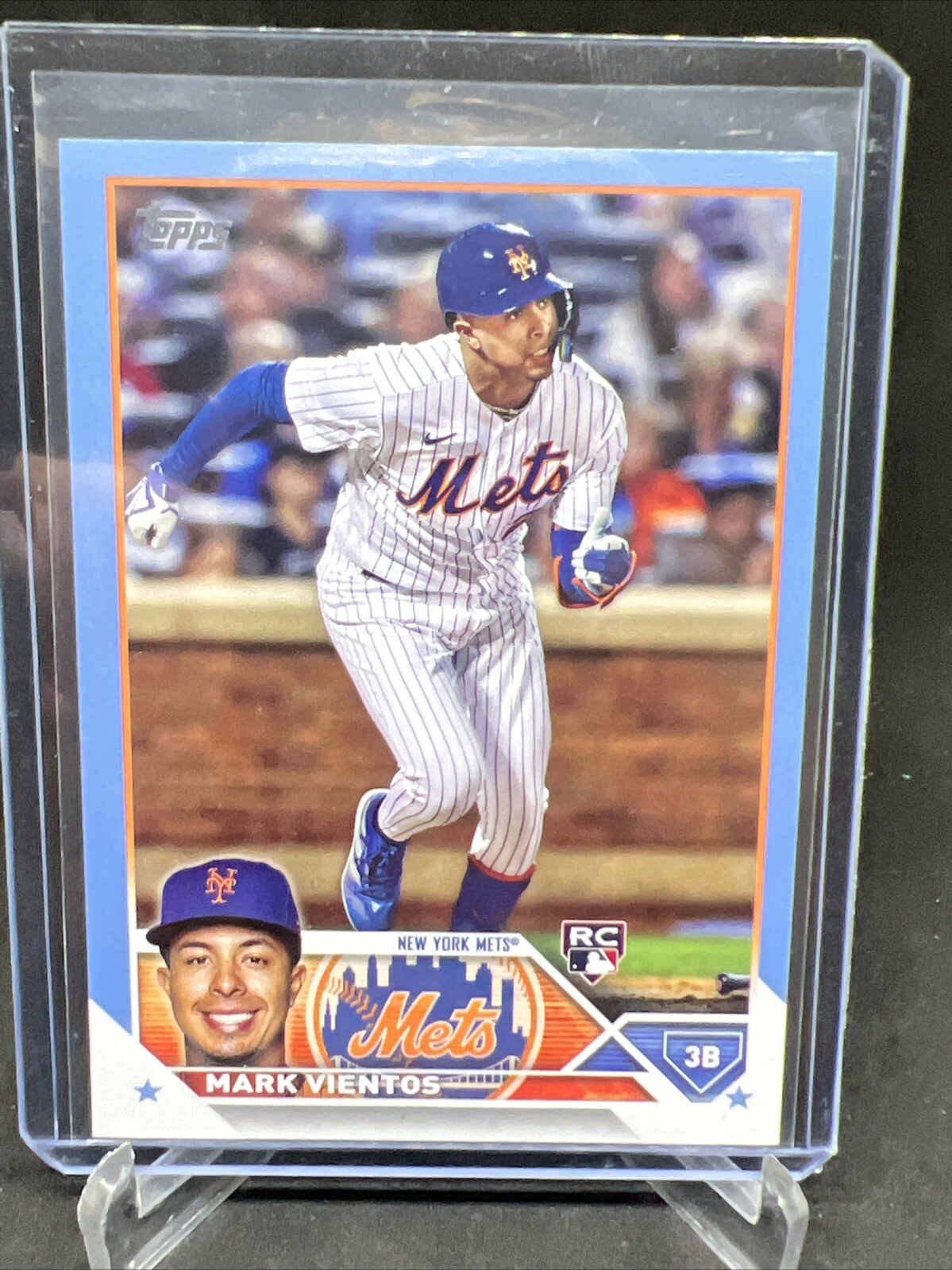 Mark Vientos 2023 Topps Father's Day Powder Blue #550 /50 NYM METS RC