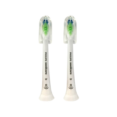 2x Philips Sonicare DiamondClean W Replacement White Brush Heads | No Box