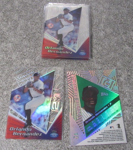1999 TOPPS TEK ORLANDO HERNANDEZ NEW YORK YANKEES 40A YOU PICK FREE SHIPPING