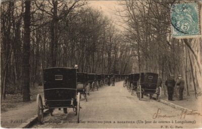 CPA PARIS 16e Bois de Boulogne Route du Point-du-Jour a Bagatelle (998783)