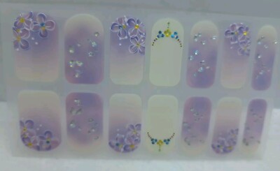 14er  Nagelfolie selbstklebende Nagelfolie Nailwraps Aufkleber 