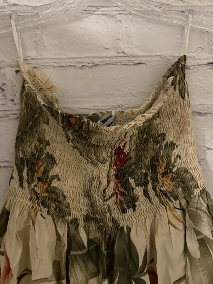 Top Floral Island Aloha Weer Hecho en Hawaii 100% Rayón Junior Talla XL Foto 4 de 4