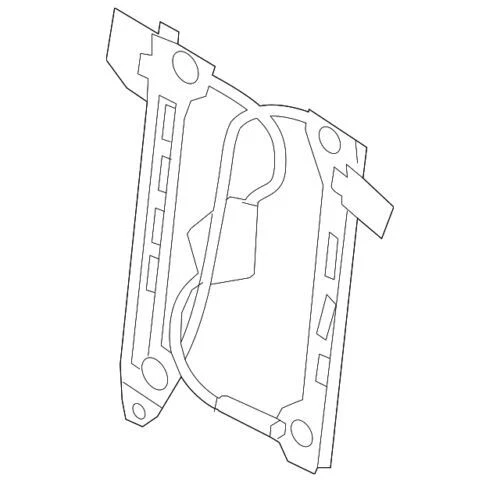 Genuine Volkswagen 2009-2017 CC Rear Window Regulator - Left 3C8-839-461-M