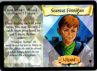 Harry Potter TCG Quidditch Cup Seamus Finnigan 25/80