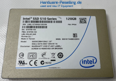 Intel SSD 510 Series 120GB SATA III 6G SSDSC2MH120A2 G19786-103  G19789-102