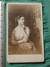 Waldmuller "The Morning - Le Matin - Am Morgen" Antique Photo Late 1800s Vintage