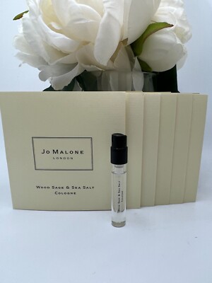 JO MALONE Wood Sage & Sea Salt Cologne 1.5mL Sample Spray Vial Lot of 6