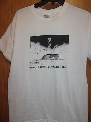 T-shirt Ghost Tours St Augustine - Corbeaux Blanc Taille M - "Before You Die" - Homme