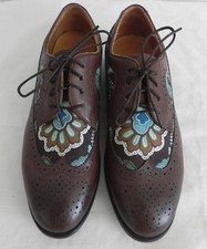 Grand Frank Stocholm Shoes Oxford Leather/Fabric Size 40 US 7 