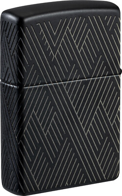 TG. Taglia Unica) Zippo Accendino Nero Opaco, Taglia Unica