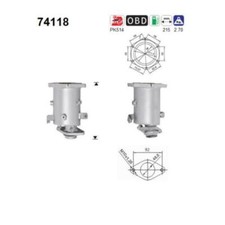 AS Katalysator für Nissan Almera Tino V10 1.8 N16 1.5 WP12 1.6 Visia