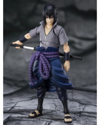 Sasuke Uchiha SH Figuarts Bandai Naruto Shippuden No Tsume 1st Edition Brown Box