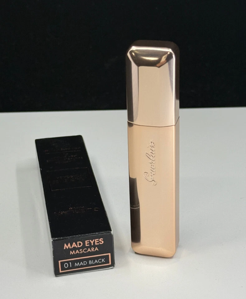 Guerlain Mad Eyes Mascara Buildable Volume 0.28oz #01 Mad Black NIB - Image 3 of 4