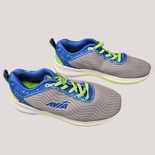 AVIA Boys' Athletic Shoes Blue/Gray Mesh Upper Size 6