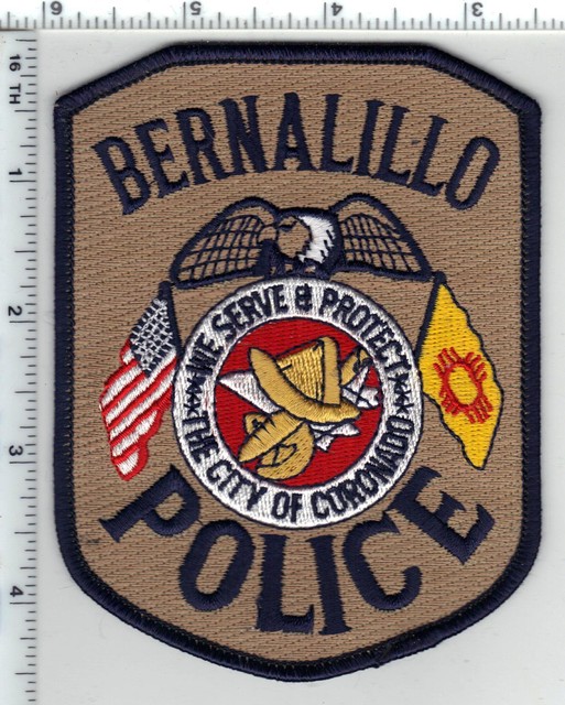 Bernalillo Police (New Mexico) 1st Issue Shoulder Patch eBay