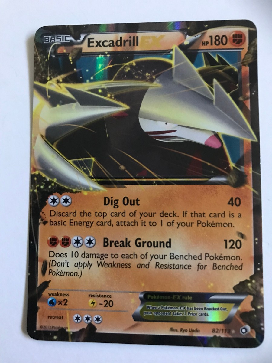 pokemon legendary cards ex Excadrill EX