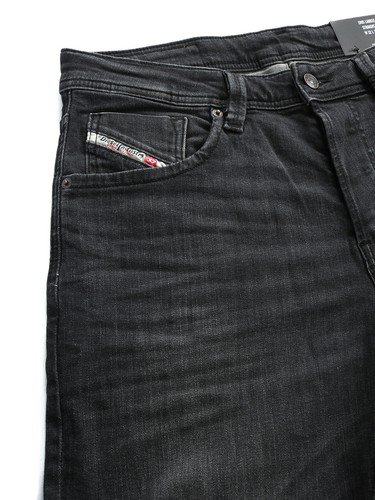 Diesel Larkee-X - Mens Regular Straight Fit Jeans - Black, Blue, Grey - Afbeelding 13 van 19