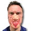 thumbnail 101 - Half Face Comedy Funny People Face Mask Stag Hen Latex Party Masks Masquerade