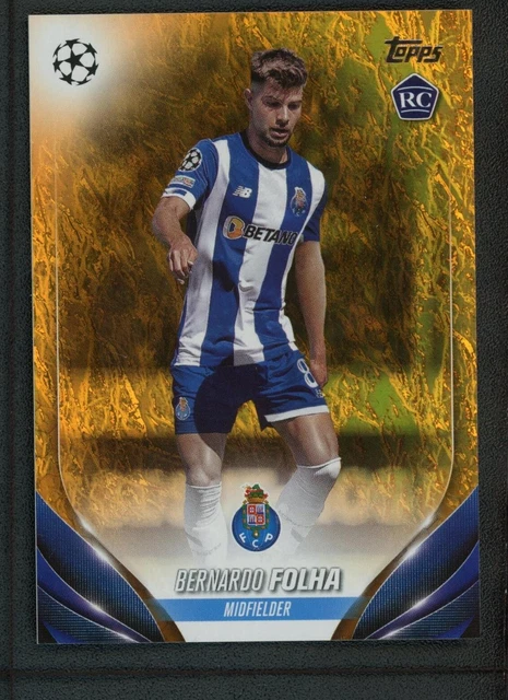 2024 BERNARDO FOLHA 09/25 TOPPS UEFA CHAMPIONS LEAGUE RC JADE ORANGE