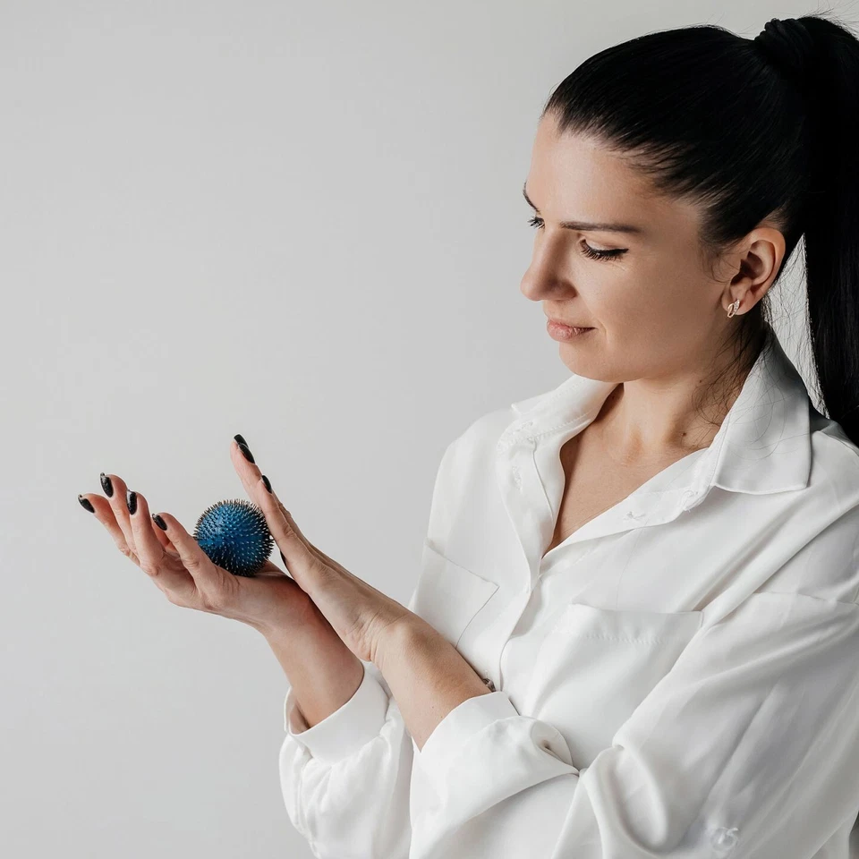 Bola Masajeadora Lyapko 4.0 100% Original Cuidado de la Salud Mujeres Hombres Color Azul Foto 3 de 4