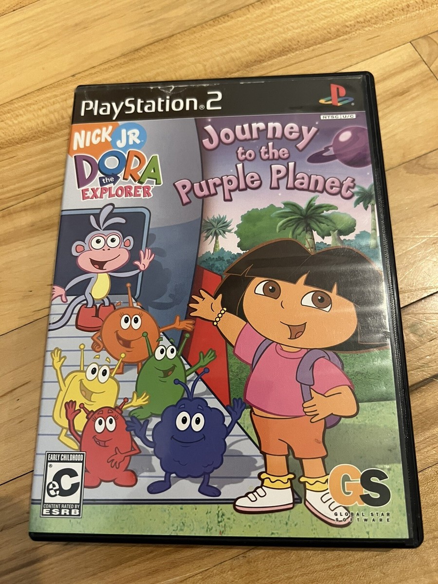 Dora the Explorer: Journey to the Purple Planet - PS2 Game- CIB w