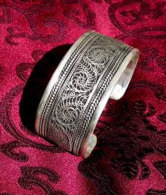 Bracelet En Argent - Occasion - Style Fantaisie - Fabrication France