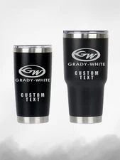GRADY WHITE BOATS | 20/30OZ | ENGRAVED TUMBLERS | CUSTOM | FREE PERSONALIZATION
