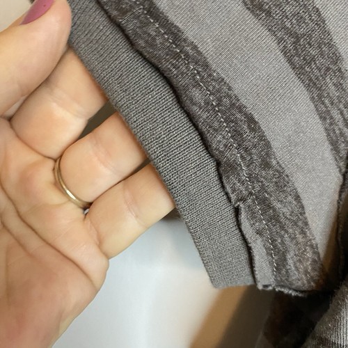 Dolce & Gabbana Designer Striped Reversible Polo Shirt Gray On Gray Sz L - Picture 4 of 19