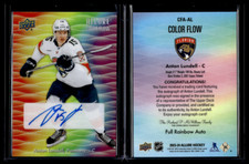 2023-24 Upper Deck Allure Full Rainbow AUTO #CFA-AL Anton Lundell
