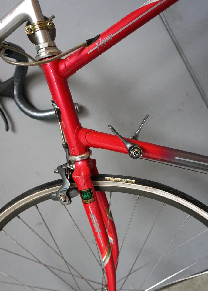 Vintage Fahrrad Rennrad Koga Miyata Flyer Klassiker 28 Zoll pink grau (A024-001) - Bild 2 von 4