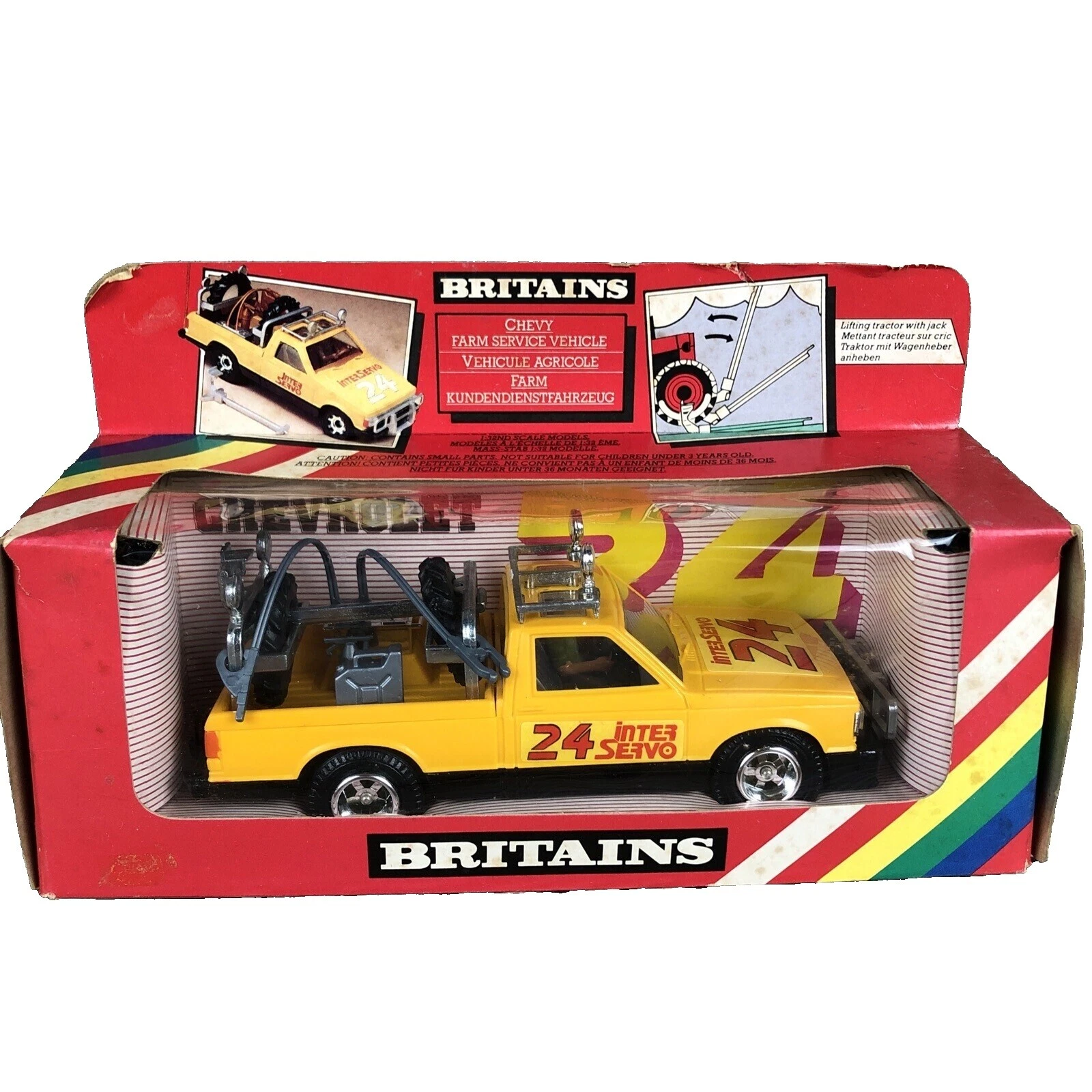 Винтажные литые автомобили, грузовики и фургоны Britains Deetail